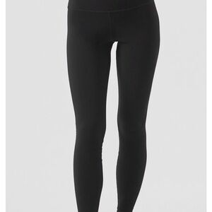 High-Waist Solid Vapor Legging - Black Size XS